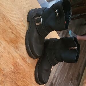 Harley-Davidson Black Leather Boots